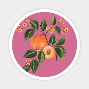 Peach pattern 5 Magnet